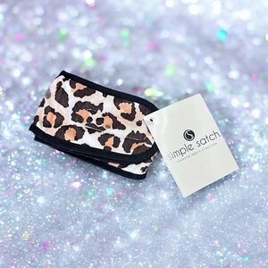 SIMPLE SATCH Spa Headband In Leopard Brand New In Package